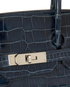 Birkin 35 in Bleu Abysse Crocodile, other view